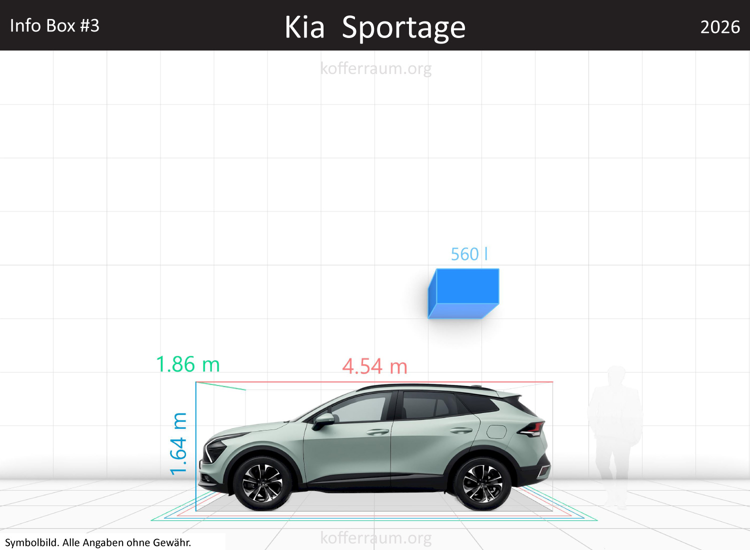 Kia Sportage trunk space volume