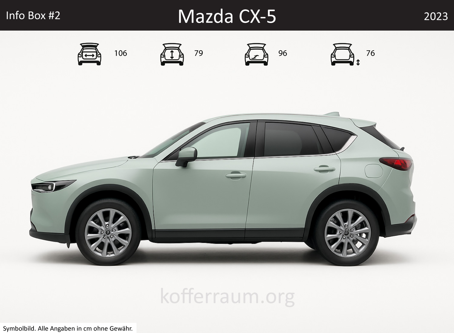 Mazda Mazda CX-5 trunk dimensions – detail
