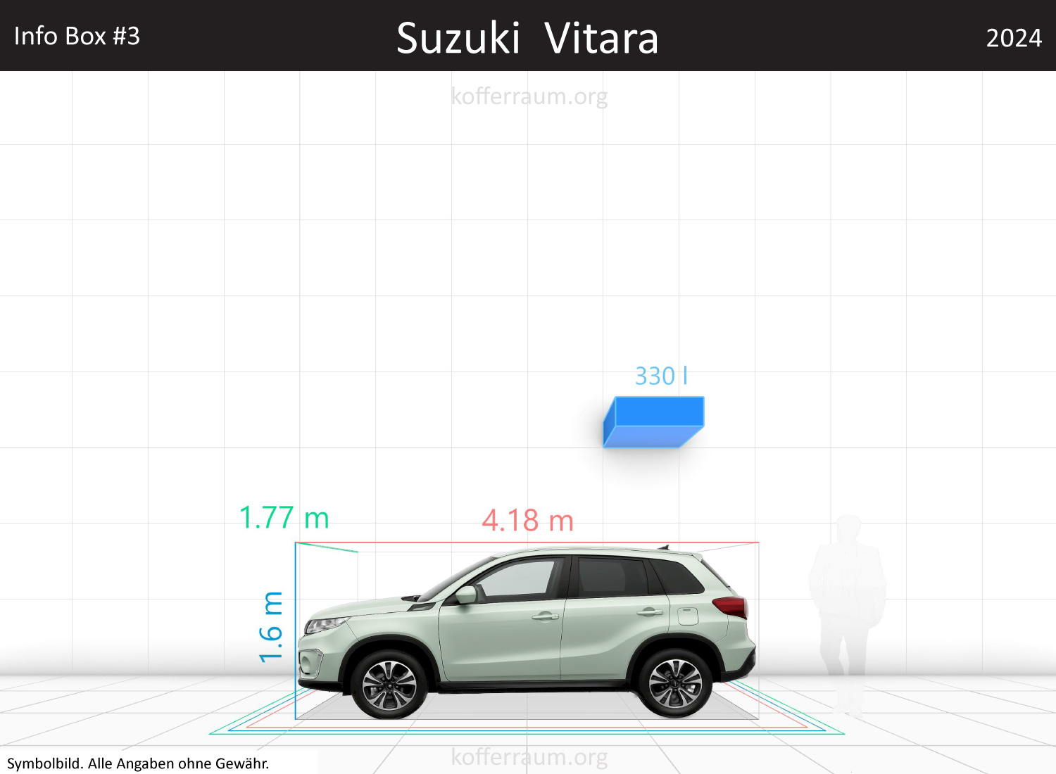 Suzuki Vitara trunk space volume