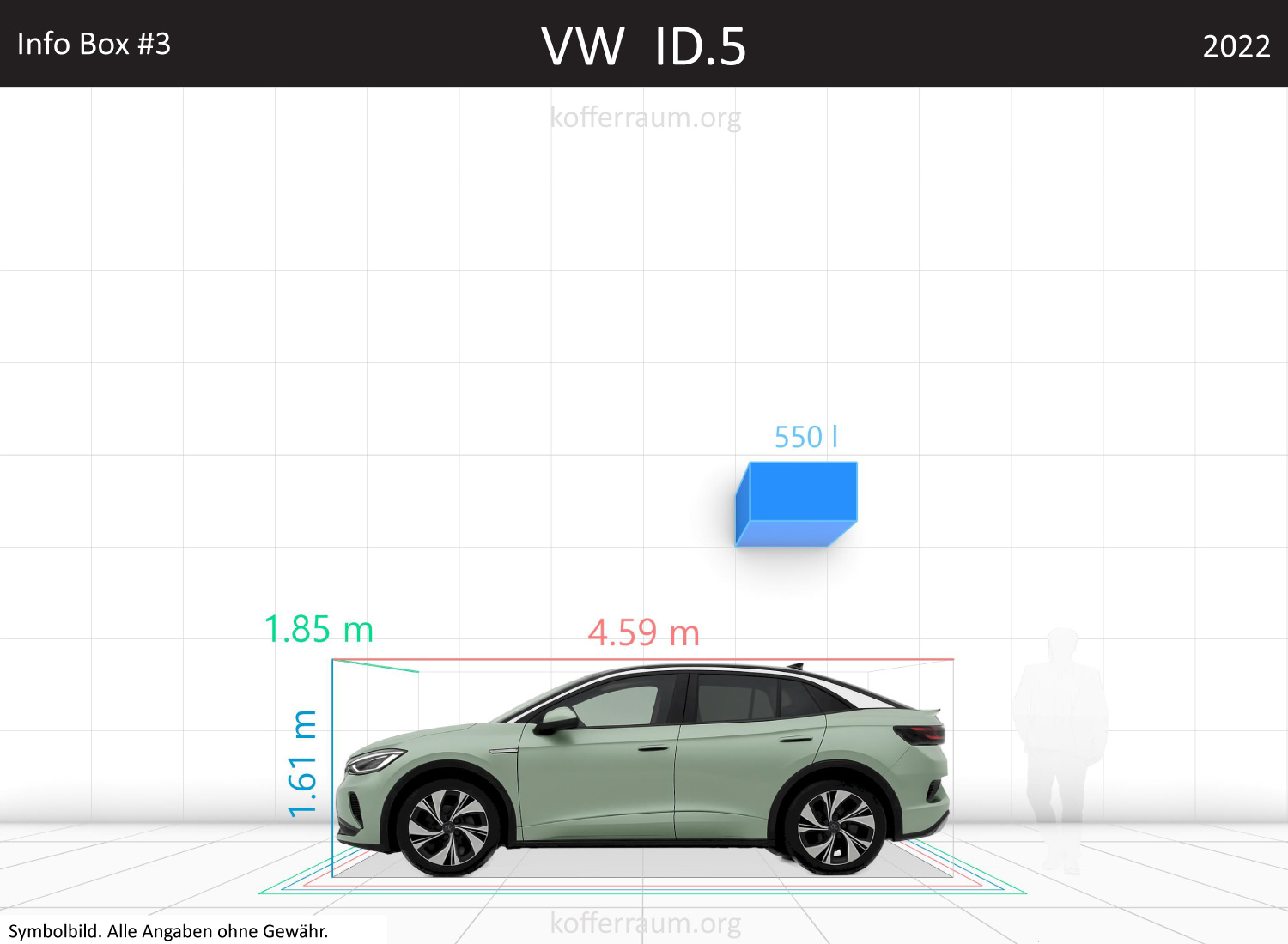 VW ID.5 trunk space volume